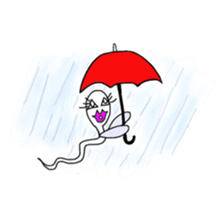 Kimokawa Ghost Bakeko. English Version. sticker #6021789