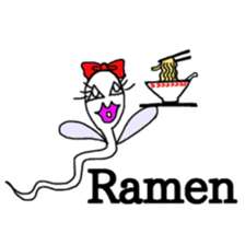 Kimokawa Ghost Bakeko. English Version. sticker #6021796