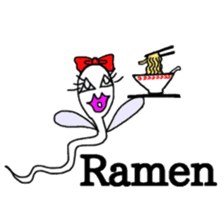 Kimokawa Ghost Bakeko. English Version. sticker #6021796