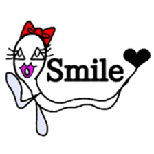 Kimokawa Ghost Bakeko. English Version. sticker #6021798