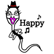 Kimokawa Ghost Bakeko. English Version. sticker #6021802