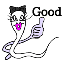 Kimokawa Ghost Bakeko. English Version. sticker #6021803