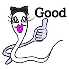 Kimokawa Ghost Bakeko. English Version. sticker #6021803