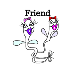 Kimokawa Ghost Bakeko. English Version. sticker #6021805