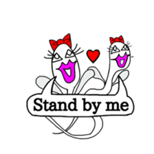 Kimokawa Ghost Bakeko. English Version. sticker #6021806