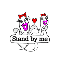 Kimokawa Ghost Bakeko. English Version. sticker #6021806