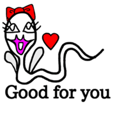 Kimokawa Ghost Bakeko. English Version. sticker #6021807