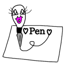 Kimokawa Ghost Bakeko. English Version. sticker #6021812