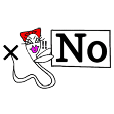 Kimokawa Ghost Bakeko. English Version. sticker #6021814