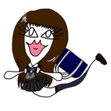 Kimokawa Ghost Bakeko. English Version. sticker #6021815