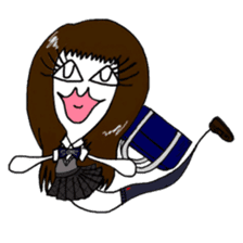 Kimokawa Ghost Bakeko. English Version. sticker #6021815