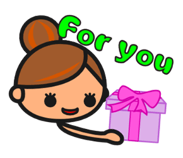 Sakura&Himawari -Eng.- sticker #6022722