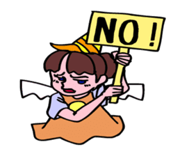 The seven years little witch. sticker #6022871