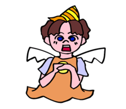 The seven years little witch. sticker #6022875