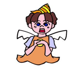The seven years little witch. sticker #6022875