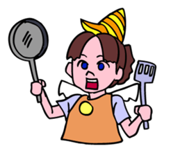 The seven years little witch. sticker #6022876