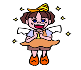 The seven years little witch. sticker #6022879