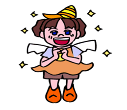The seven years little witch. sticker #6022879