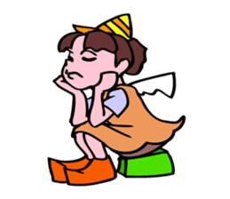 The seven years little witch. sticker #6022885