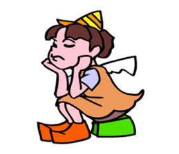 The seven years little witch. sticker #6022885