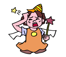 The seven years little witch. sticker #6022886