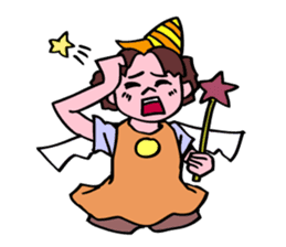 The seven years little witch. sticker #6022886