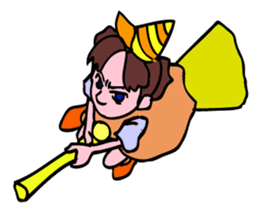 The seven years little witch. sticker #6022888