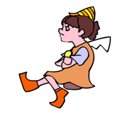 The seven years little witch. sticker #6022893