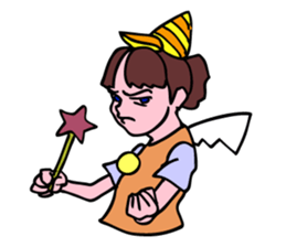 The seven years little witch. sticker #6022894