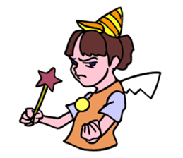 The seven years little witch. sticker #6022894