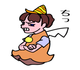 The seven years little witch. sticker #6022898
