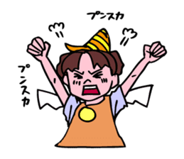 The seven years little witch. sticker #6022899