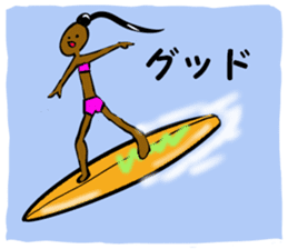 I LOVE SURF sticker #6023279