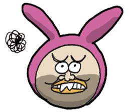 Monsieur bunny 2 sticker #6023304