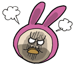Monsieur bunny 2 sticker #6023305