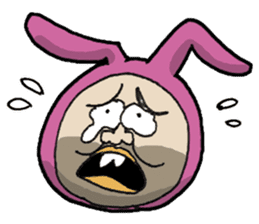 Monsieur bunny 2 sticker #6023306