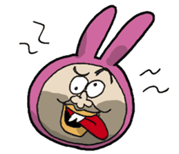 Monsieur bunny 2 sticker #6023307