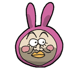 Monsieur bunny 2 sticker #6023308