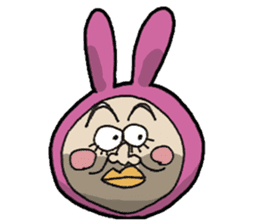 Monsieur bunny 2 sticker #6023308