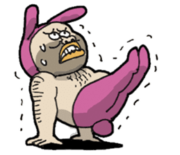 Monsieur bunny 2 sticker #6023310