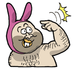 Monsieur bunny 2 sticker #6023312