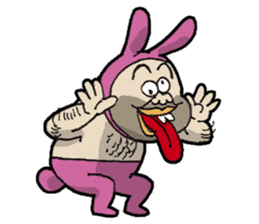 Monsieur bunny 2 sticker #6023314