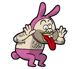 Monsieur bunny 2 sticker #6023314