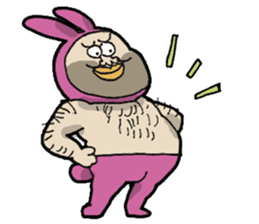 Monsieur bunny 2 sticker #6023315