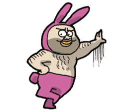 Monsieur bunny 2 sticker #6023316