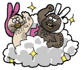 Monsieur bunny 2 sticker #6023318