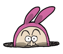 Monsieur bunny 2 sticker #6023319