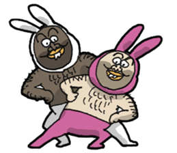 Monsieur bunny 2 sticker #6023320