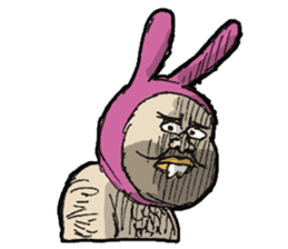 Monsieur bunny 2 sticker #6023321