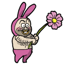 Monsieur bunny 2 sticker #6023322